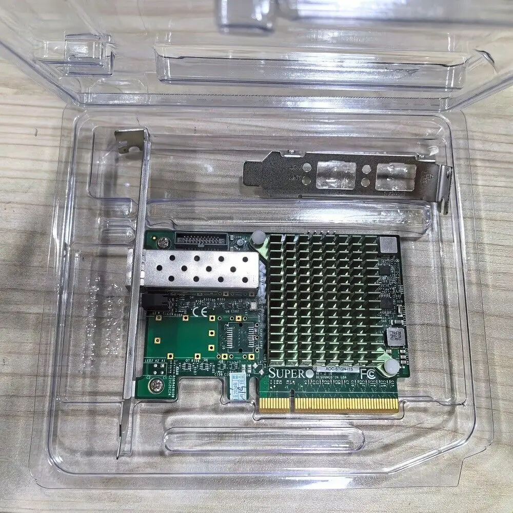 Supermicro AOC-STGN-I1S Tarjeta de red SFP con adaptador Ethernet de puerto único de 10 GbE