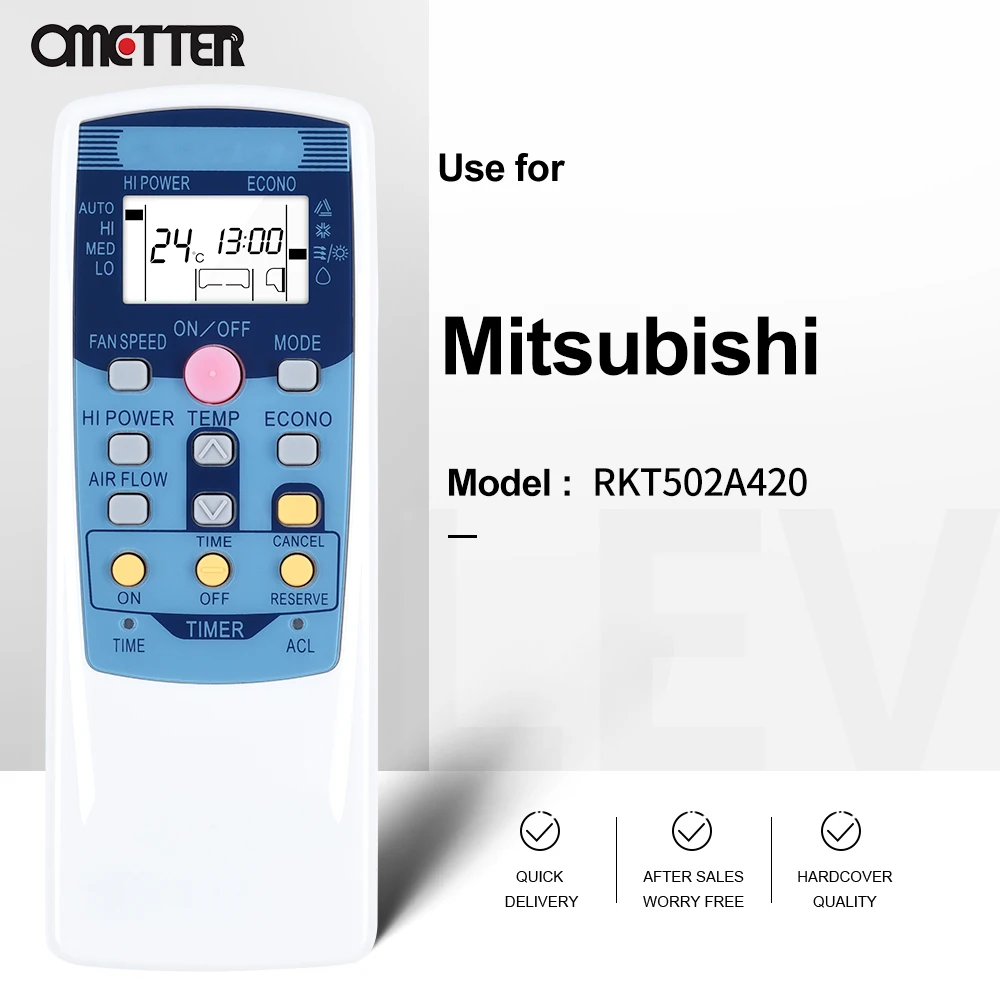 Control remoto para aire acondicionado MITSUBISHI, piezas RKT502A420 - imagen 4