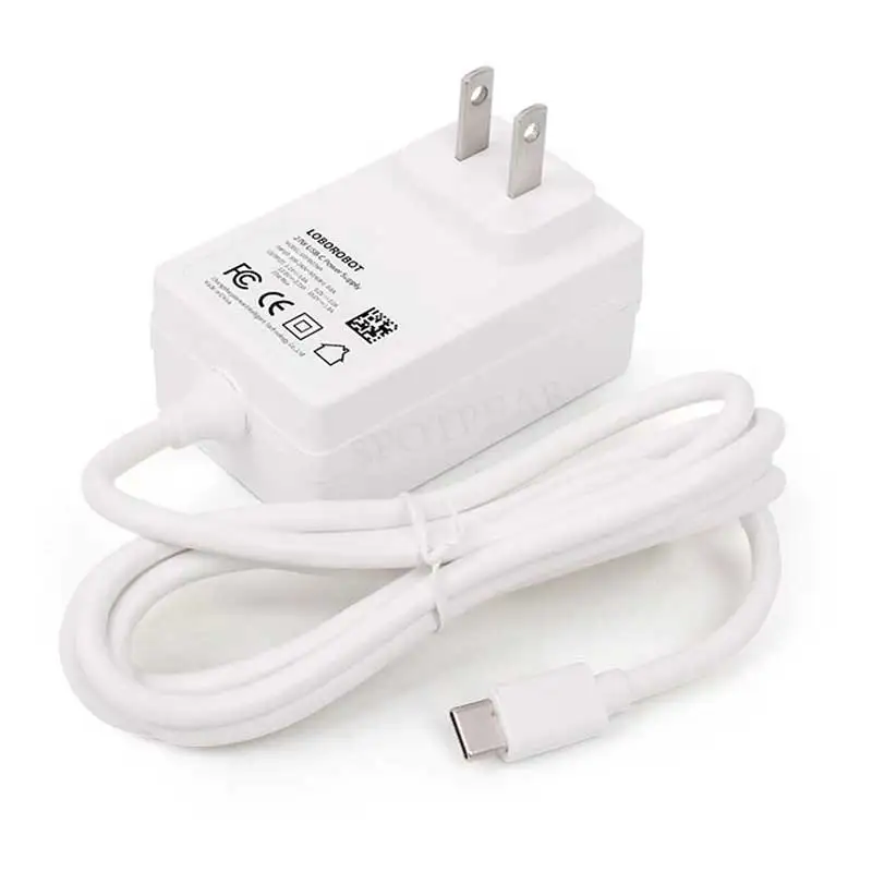 Raspberry Pi 5 Power Adapte 27W 5.1V5A USB tipo C PD fuente de alimentación 1,1 m de longitud de cable opciones enchufes EE. UU./UE/Reino Unido para Raspberry Pi 5/4B - imagen 3