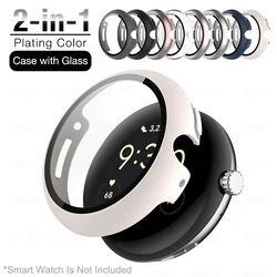 Google Pixel Watch 2 – Protector de vidrio templado y funda rígida