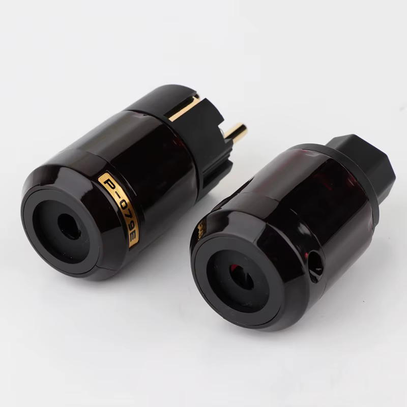 Cable Extensión Schuko IEC Macho-Hembra Chapado Oro 24k - imagen 3