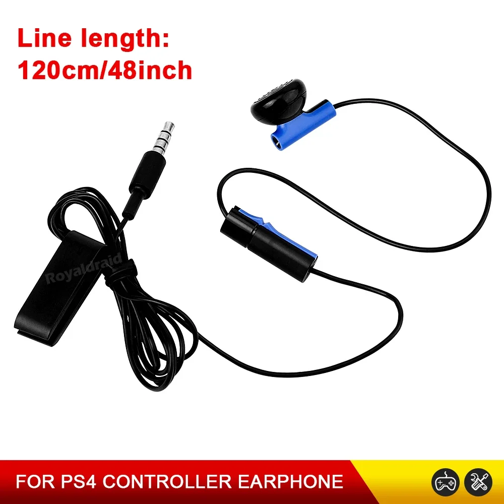 1 Uds. Auriculares de juego con micrófono Mono Chat auriculares para controlador de PS4 auriculares para juegos negro azul - imagen 4