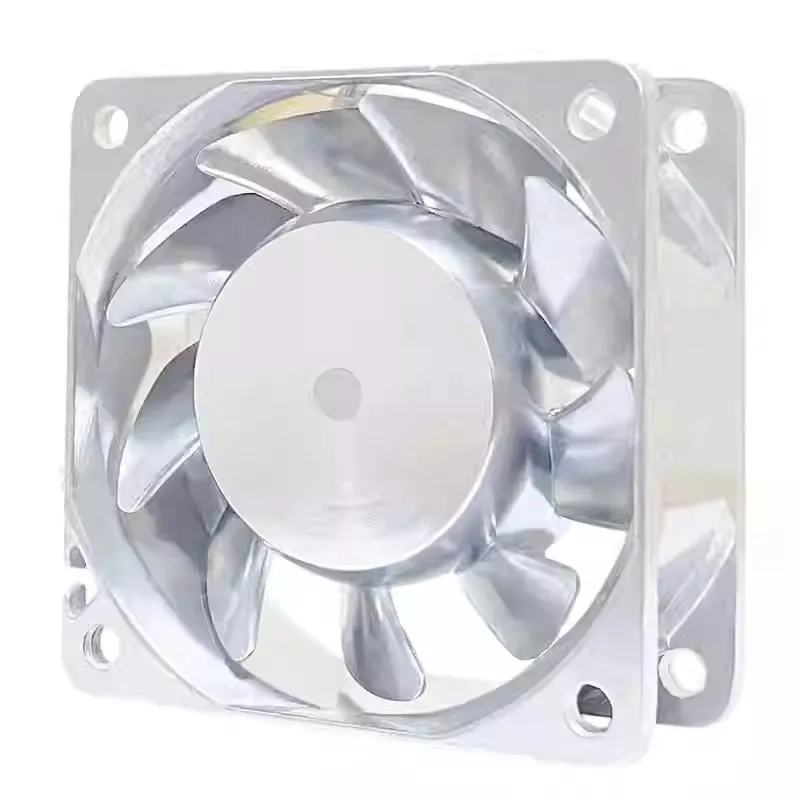 6025 24V 0.34A 6cm 60x25mm 2 pines 4 pines marco totalmente metálico ventilador de refrigeración inversor resistente a altas temperaturas - imagen 3