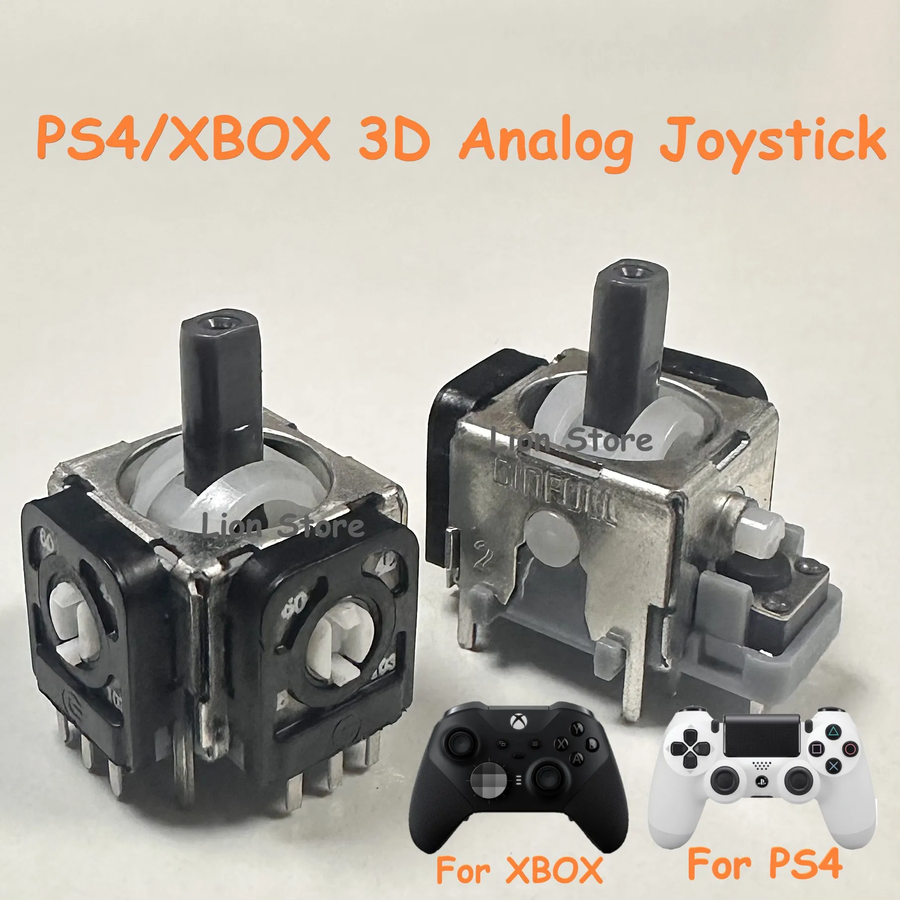 Mando analógico 3D para PS4 DS4 XBOX, Joystick de 100 veces de vida, antiderrape, mejor sensación, Plug Play, reparación y reemplazo, 50-3.000.000 unidades por lote - imagen 2