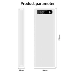 Portabaterías 18650 sin soldadura USB-C PD QC 3.0