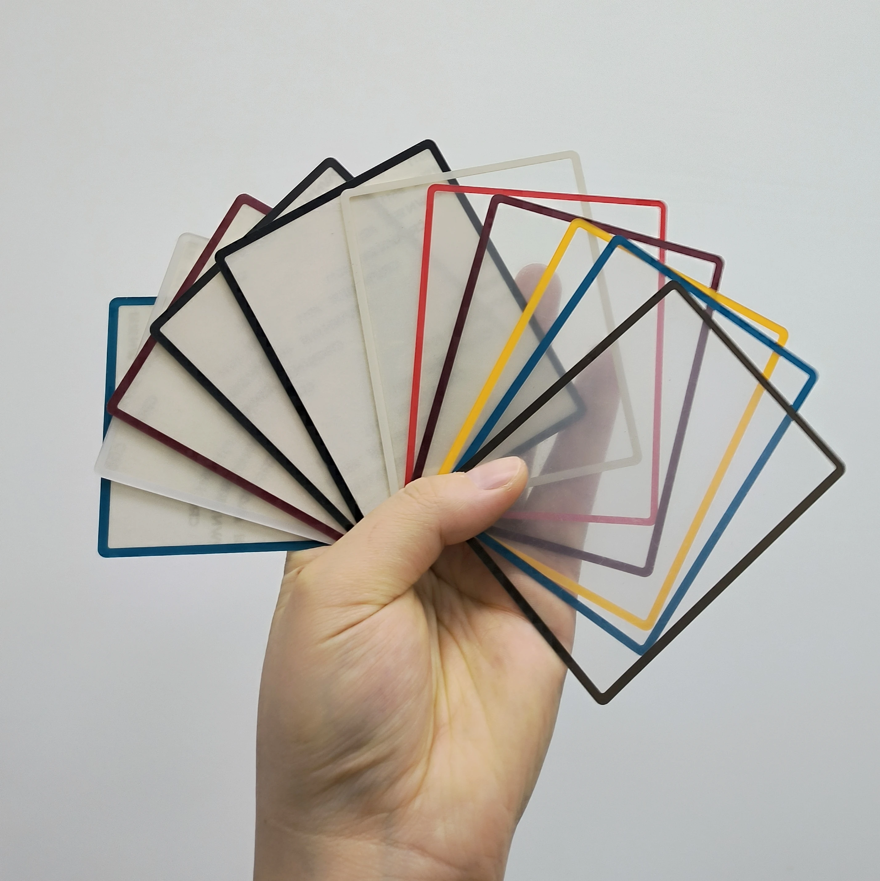 Pantalla de lente de superficie protectora de plástico transparente, marco rojo para NDSi XL/LL - imagen 2