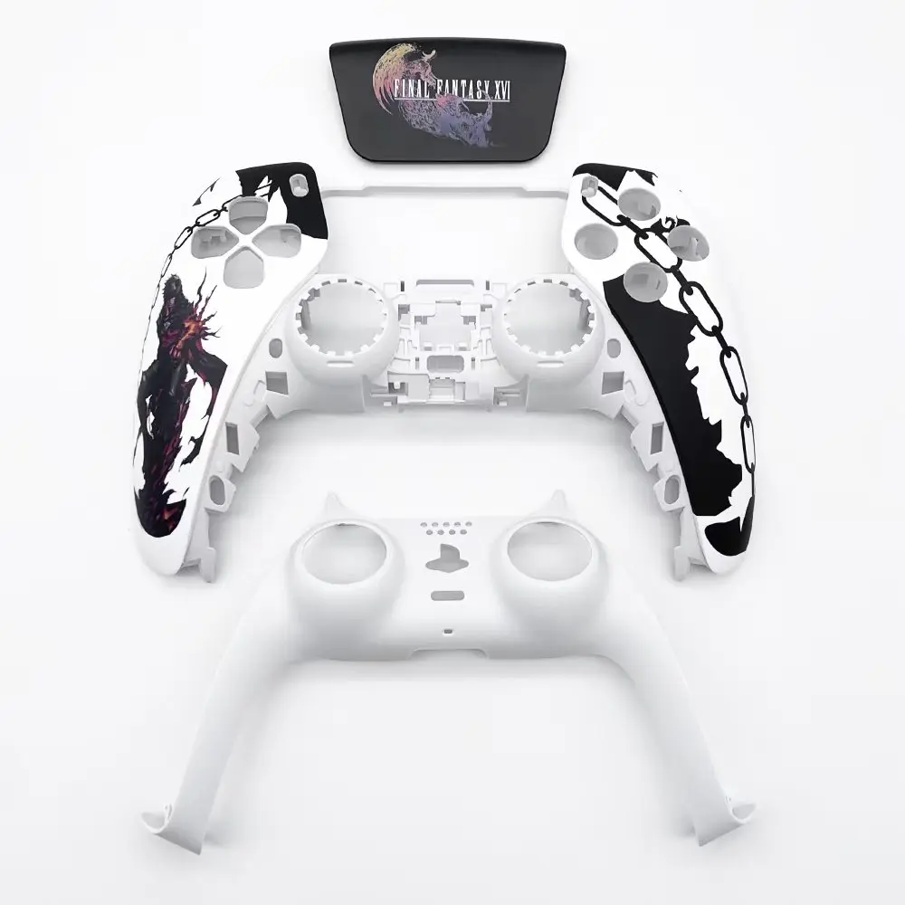 God of War limitado para controlador PS5, carcasa para panel táctil, cubierta de mando, placas delanteras y traseras de repuesto, funda con mango para BDM-020 - imagen 4
