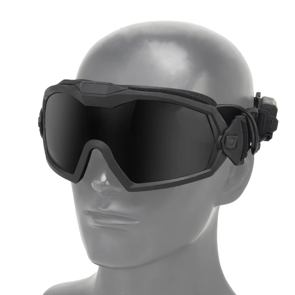 Gafas antiniebla para Paintball, lentes transparentes con microventilador, protección ocular resistente a los arañazos, gafas de seguridad para caza - imagen 5