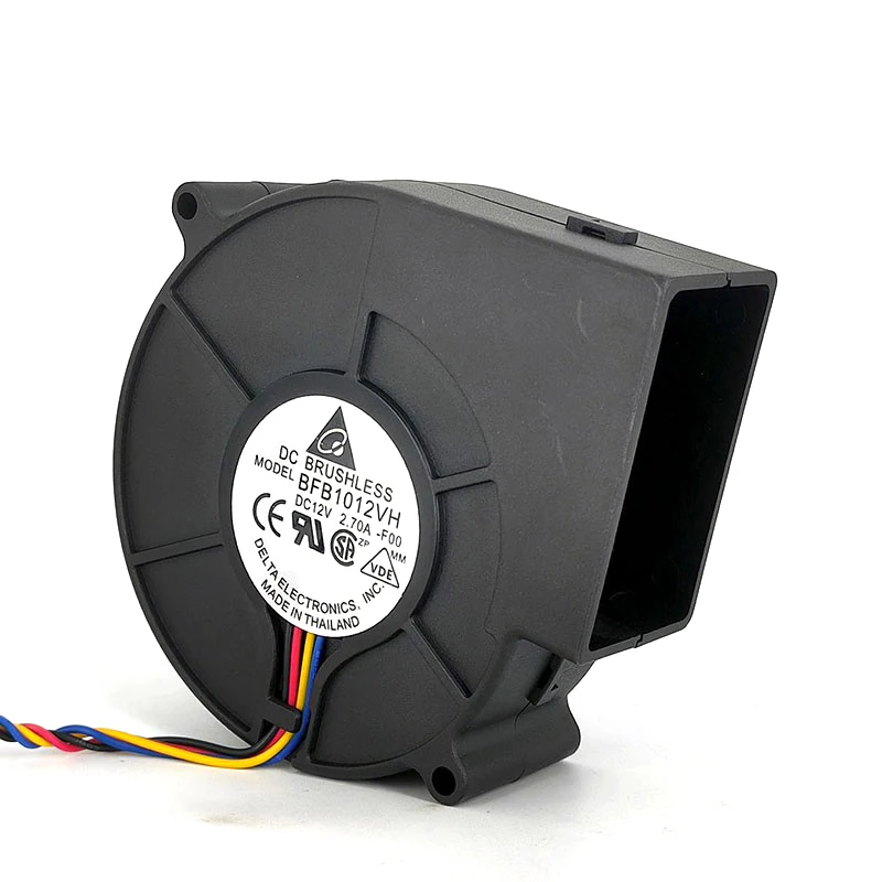 Nuevo original BFB1012VH 12V 2.70A 9733 9,7 CM 2 cables 4 cables ventilador Turbo violento - imagen 2