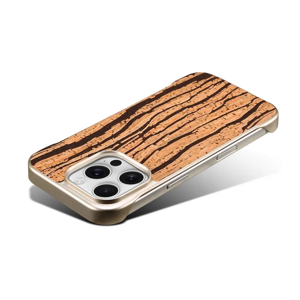 Para Magsafe textura de madera mariposa funda de teléfono para iPhone 16 15 14 Pro Max Plus Anti-caída carga inalámbrica magnética cubierta dura de PC - imagen 4