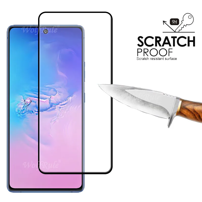 Cristal templado 4 en 1 para Samsung Galaxy S10 Lite, cristal templado de cobertura completa HD para Samsung S10 Lite - imagen 3