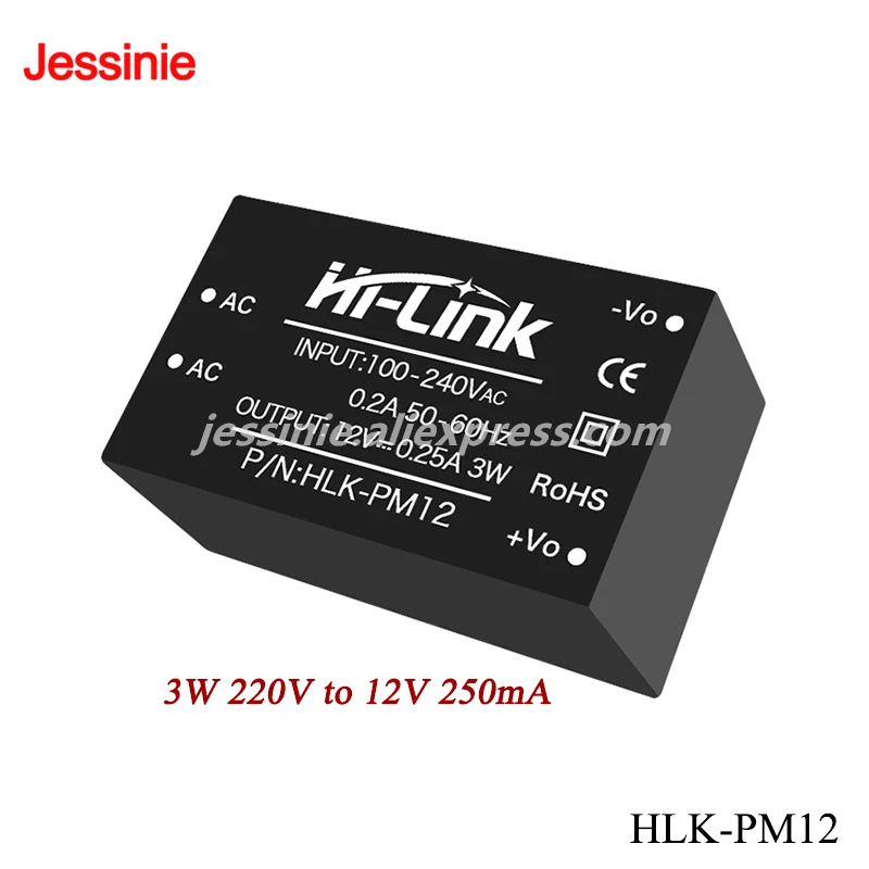 HLK-PM01 PM03 PM12 PM24 PM09 PM15 Módulo convertidor de CA CC 220V a 5V/3,3 V/12V/24V/9V/15V Módulo de fuente de alimentación conmutada - imagen 5