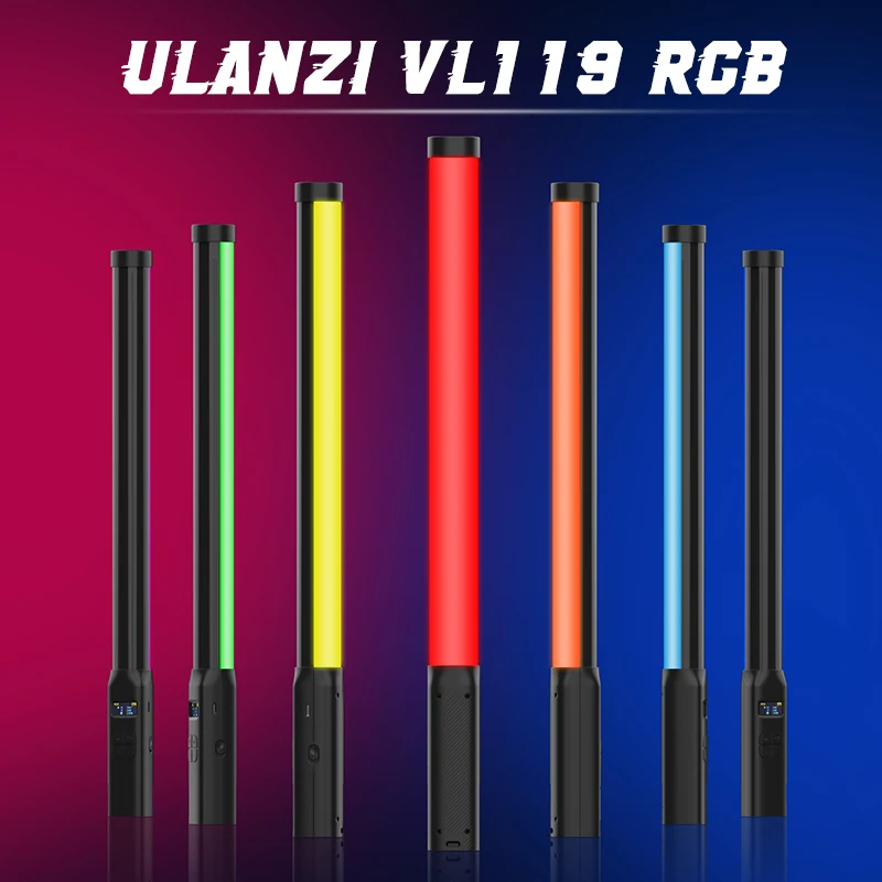 Ulanzi VL119 Varita LED RGB Mano CRI95 Fotografía Portátil Versátil - imagen 2
