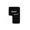 Black Enter Key