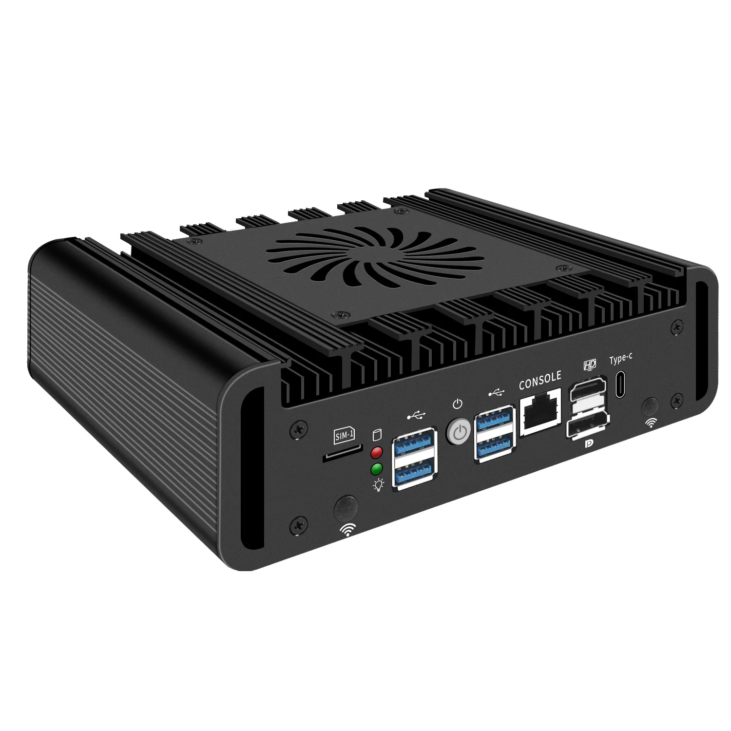 BKHD fábrica Mini enrutador Ultra7 165H 135H 155H 185H 12 núcleos 6 * RJ45 4G WIFI GPU NUP Ai Proxmox PVE personalización para 1 Uds/sin cantidad mínima de pedido - imagen 5
