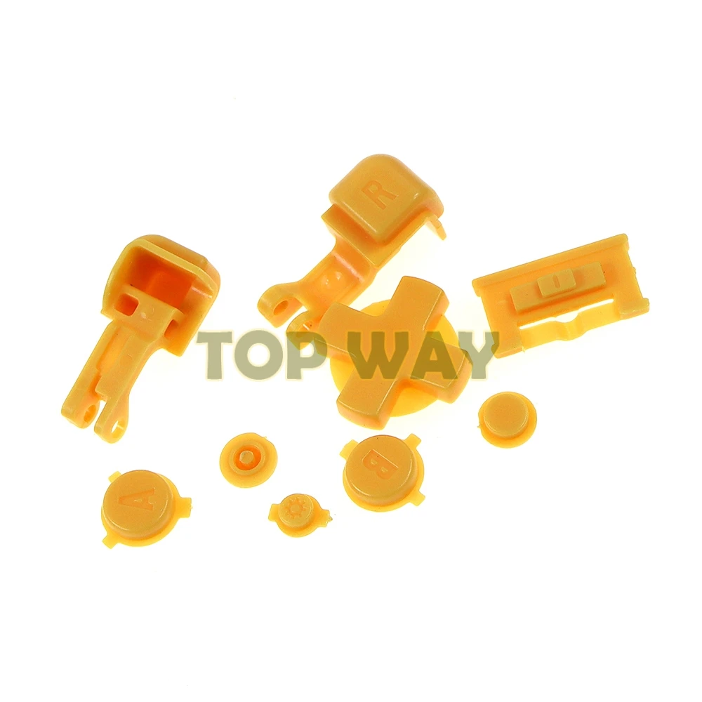 2 juegos para GameBoy Advance SP GBA SP juego de botones completos de plástico para GBA SP A B Select Start Power ON/OFF L R Kit de botones D Pad - imagen 3