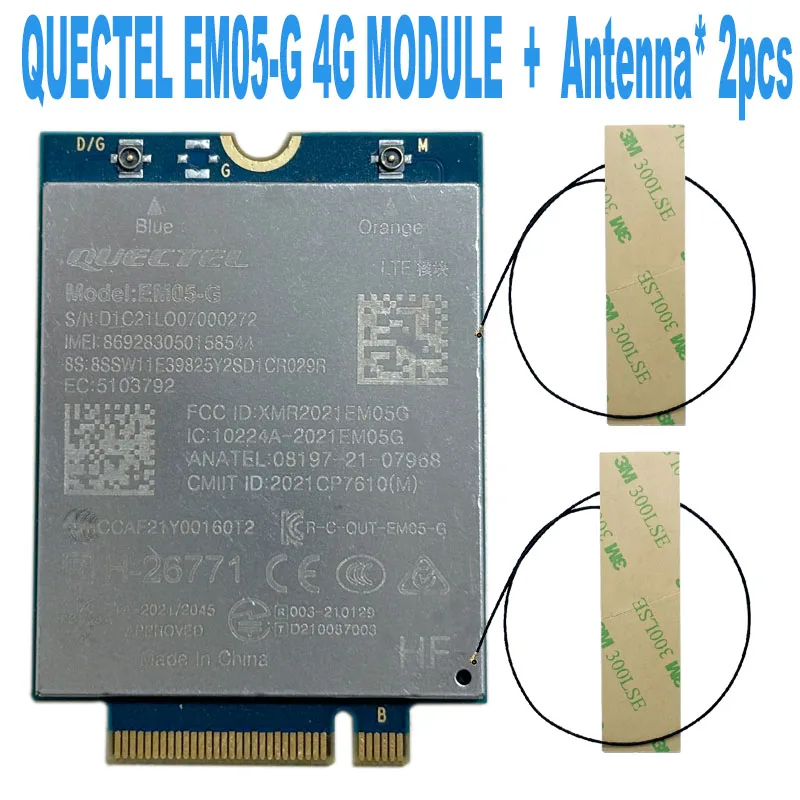 Módulo WDXUN EM05 EM05-G M.2 4G LTE Cat4 para FDD-LTE/TDD-LTD B1 B2 B3 B4 B5 B7 B8 B12 B13 B14 B18 B19 B20 B22 B26 B28 B66 B71 - imagen 2