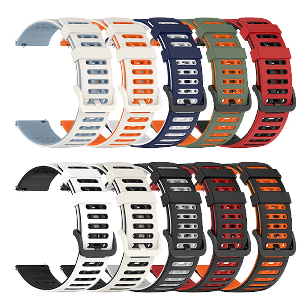 Correas de reloj de silicona de 22mm para SUUNTO RACE Run/Ocean Strap 5 9 PEAK PRO/VERTICAL/RACE S pulsera deportiva accesorios para reloj inteligente - imagen 2