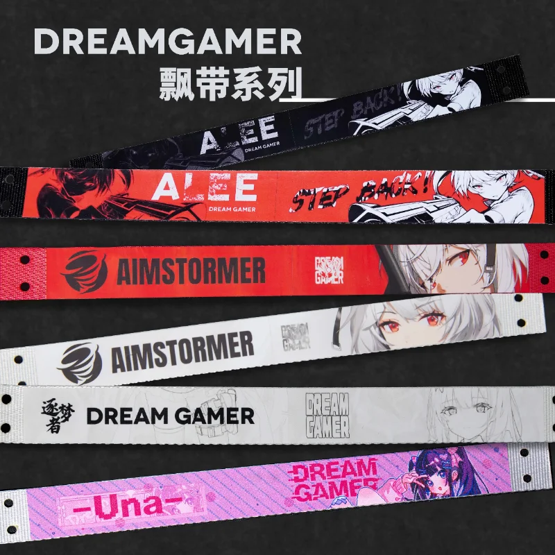 Cinta para teclado con tema de Chica de Anime, correa para teclado mecánico, interruptor magnético personalizado, correa para teclado para regalos de iluminación Drunkdeer