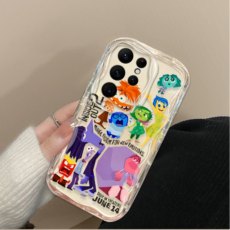 Funda de silicona Inside Out 2 3D Wave para Samsung Galaxy, S24 Ultra, S23, S22 Plus, S21, S20 FE, A25, A55, A35, A15, A16, A05, A05S, A06 - imagen 5