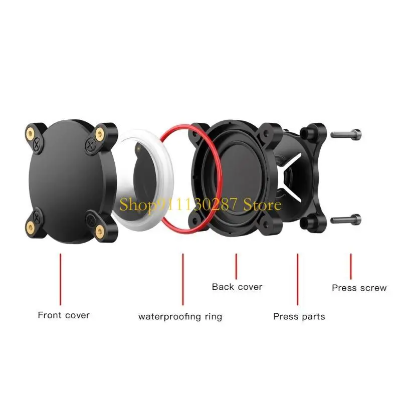 J1HC Locator Case pour AirTags IP68 Affaire anti-rayures étanche IP68 - imagen 5