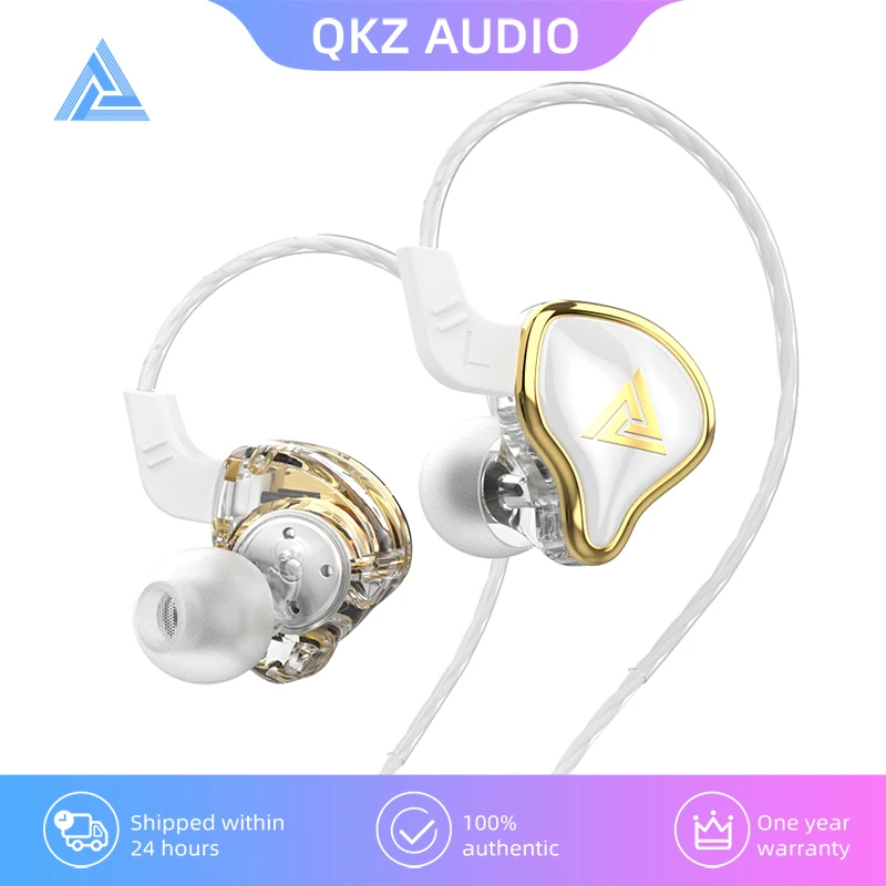 Auriculares originales QKZ AK6 ARES/DMX/AKX, auriculares internos de graves pesados HIFI con cable y micrófono, cancelación de ruido, juego deportivo y música - imagen 2