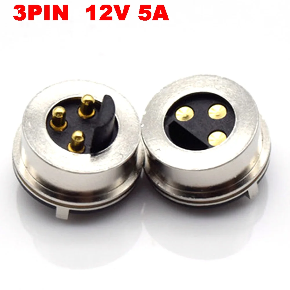 Conector pin pogo con resorte de succión magnético de alta corriente, resistente al agua, 2/3/4/5P, sonda macho hembra, conector magnético de carga de energía CC - imagen 5