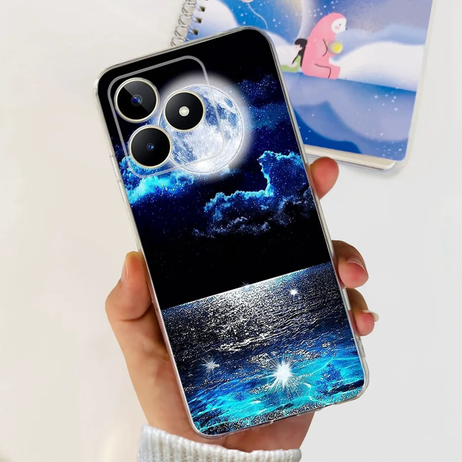 Para Realme Note 50 RMX3834 funda con patrón de estilo Metal de dragón a la moda para Realme Note50 fundas de teléfono de silicona suave TPU - imagen 5