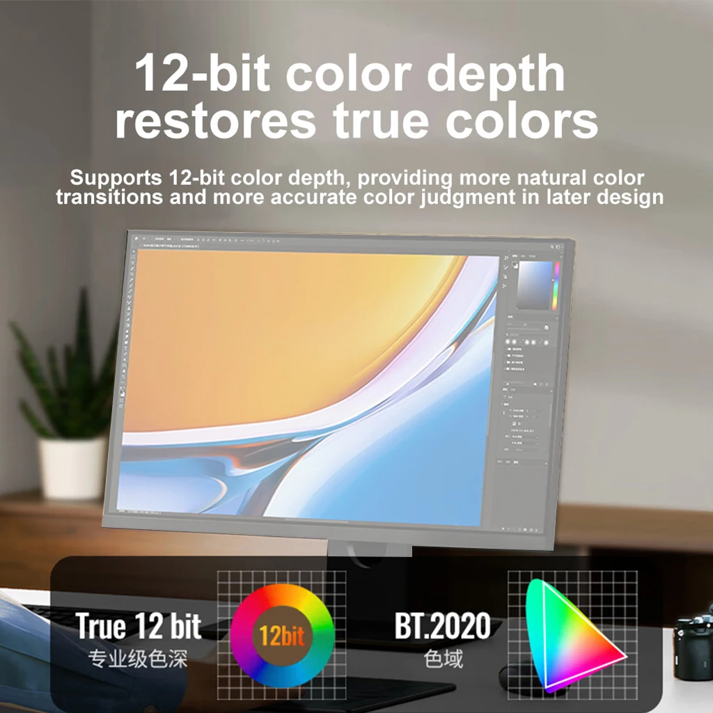 Cable Compatible con USB C a HDMI de 16k a 60hz, Cable HDTV DP 2,1 tipo C a HDMI para PC MacBook Pro HUAWEI - imagen 2