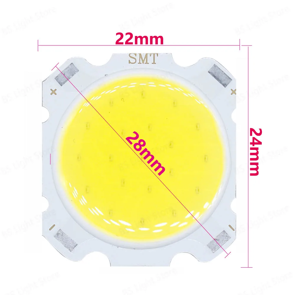 Juego de bombillas led de 10W con controlador, placa de aluminio para lámpara de luz led, lámparas de luz descendente para bricolaje - imagen 3