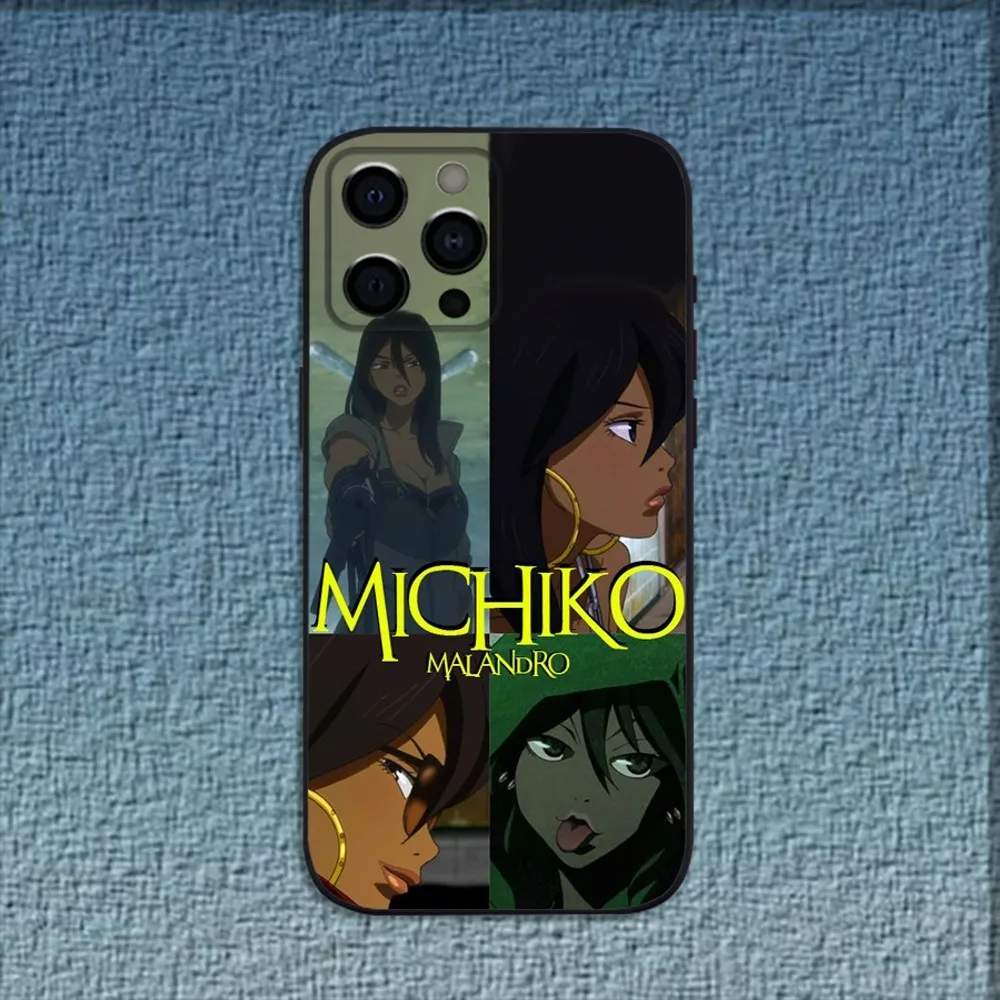 Funda de teléfono Michiko To Hatchin, carcasa negra suave para iPhone 16,15,14,13,12,11,Pro,X,XS,Max,XR,Plus,Mini - imagen 3