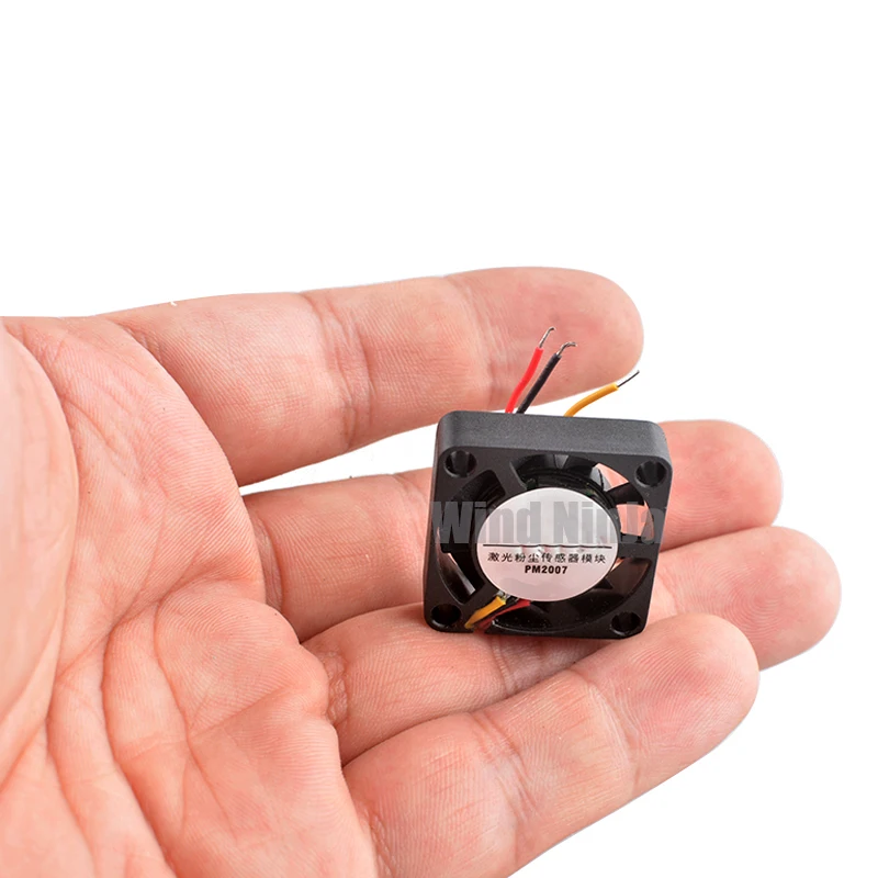 Ventilador de refrigeración de 2,5 cm, 25mm, 25x25x7mm, DC3V, 5V, 3 líneas, 5700rpm, microventilador de refrigeración ultrafino para sensor de polvo láser PM2007, UAV VR - imagen 5