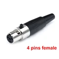4 pins female