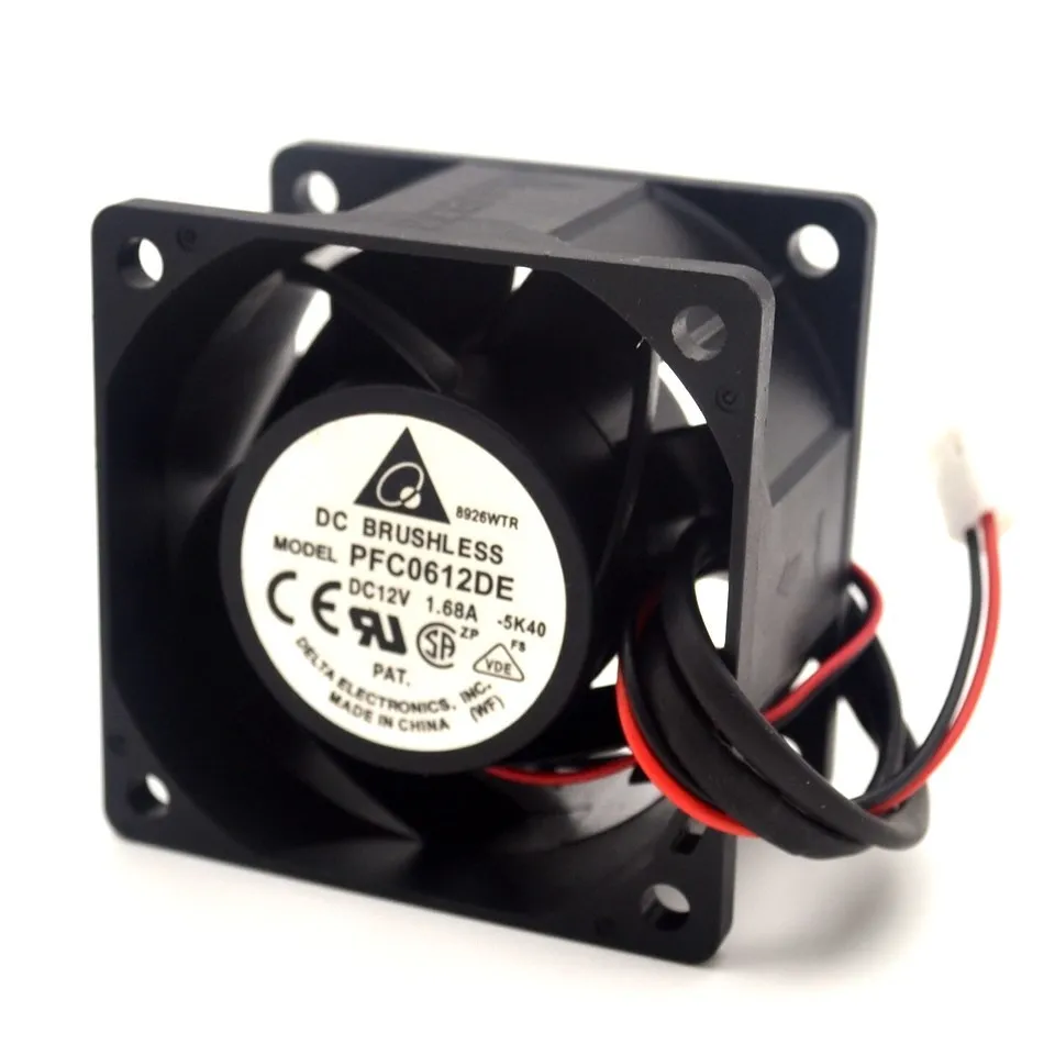 Ventilador de refrigeración de alta velocidad, accesorio para Delta PFC0612DE, 12V, 1.68A, 6038, 6CM, 60MM, 60x60x38mm - imagen 4