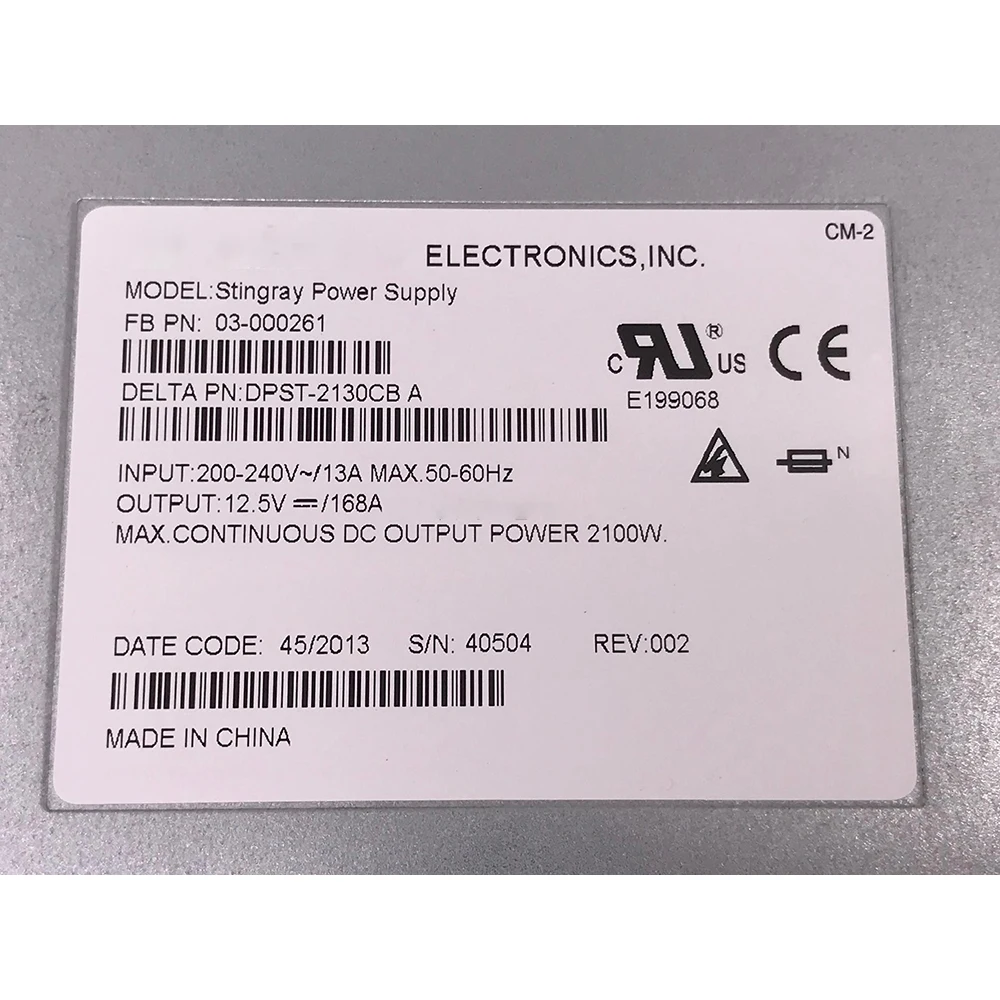 Módulo de alimentación para DELTA STINGRAY FUENTE DE ALIMENTACIÓN DPST-2130CB A 12,5 V/168 A/2130 W Prueba perfecta - imagen 5