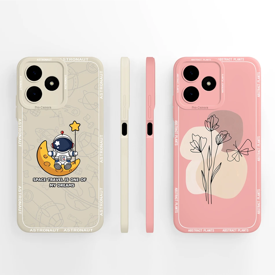 Funda para Realme Note 50 fundas de teléfono con bonito Panda para OPPO Realme Note50 contraportada RMX3834 Funda de silicona líquida suave y lisa - imagen 4