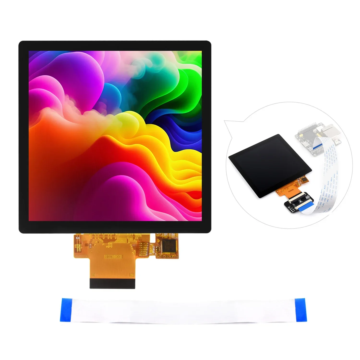 Luckfox Pico Ultra 4 pulgadas IPS pantalla táctil capacitiva RV1106 Linux Micro Placa de desarrollo 480x480 / 720x720 píxeles - imagen 2