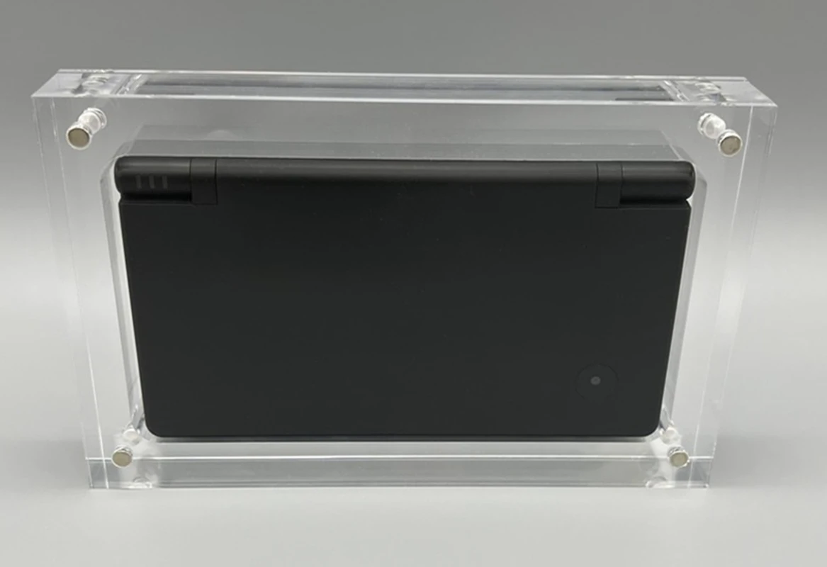 Protector de caja acrílica para NDSi, cajas transparentes para Nintendo Game, estuche de exposición transparente