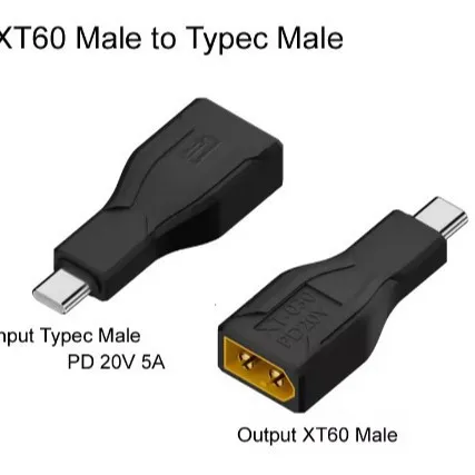 Cable de carga tipo C a XT60 para conectar la fuente de alimentación CC al modelo de avión y coche - imagen 4