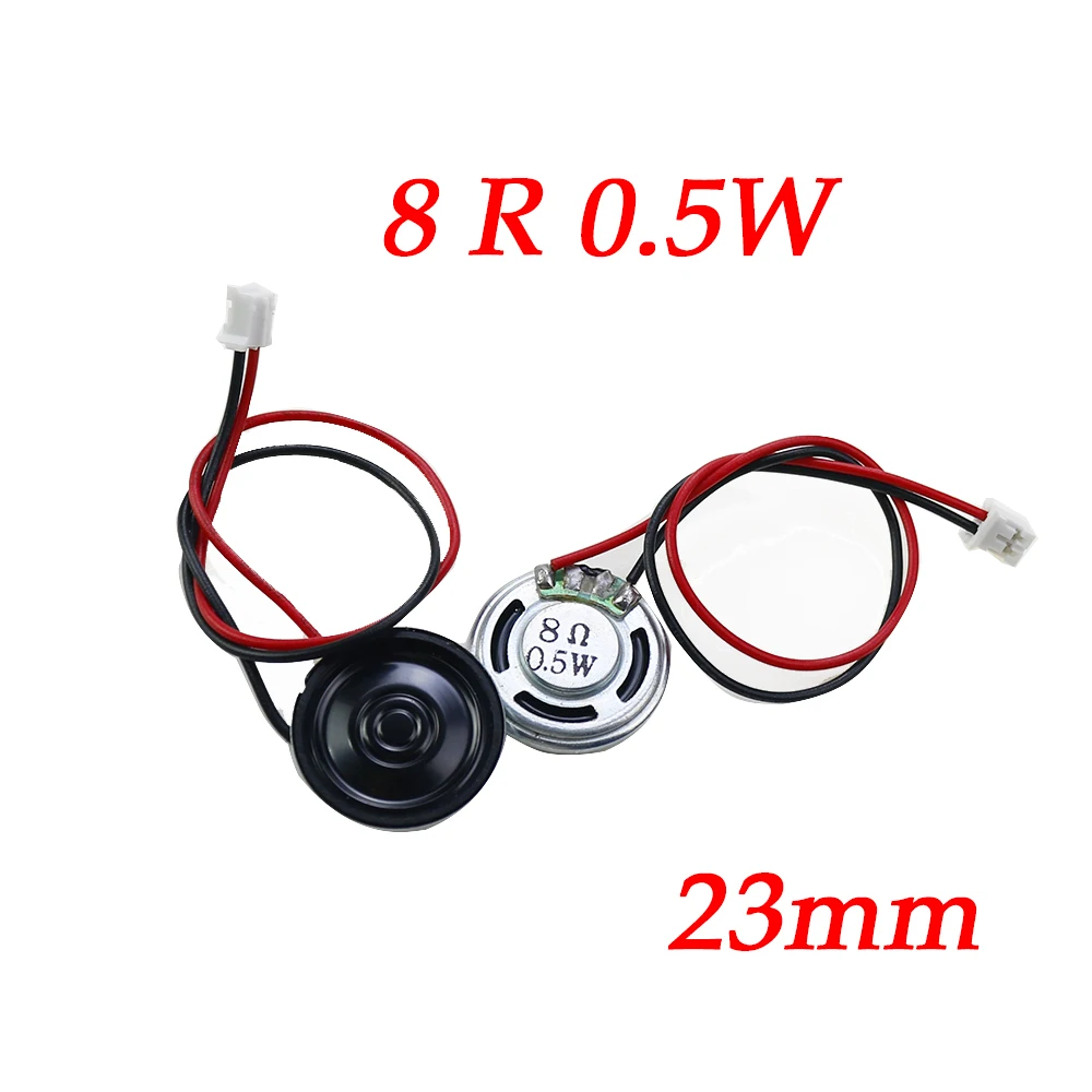1 altavoz ultradelgado de 8 ohmios, diámetro de 0,5 vatios, 20MM, 23MM, 28MM, 30MM, 36MM, 40MM, 50MM, 57MM, con conector P2.0, longitud de cable de 15CM - imagen 5