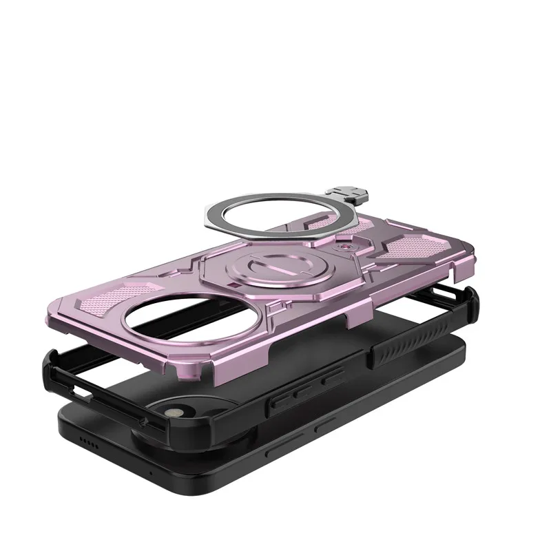 Para Xiaomi Redmi K80 Ultra Funda Redmi K80 Ultra Funda con soporte magnético de carga inalámbrica Funda protectora para teléfono en K80 Ultra Funda - imagen 5