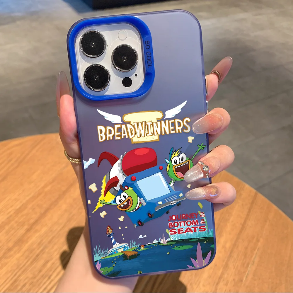 Funda de teléfono Breadwinners de dibujos animados para Samsung Galaxy S26 S25 S24 S23 S22 S21 S20 Note20 FE Ultra Edge Plus 4G 5G Anti caída mate - imagen 4