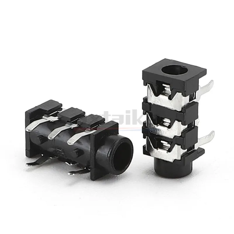 10 Uds 3,5mm 5/6/8Pin auriculares estéreo conector de Audio auricular hembra PJ-313 MP3 MP4 3/4 sección DIP SMD PJ313B PJ313D PJ313 - imagen 3