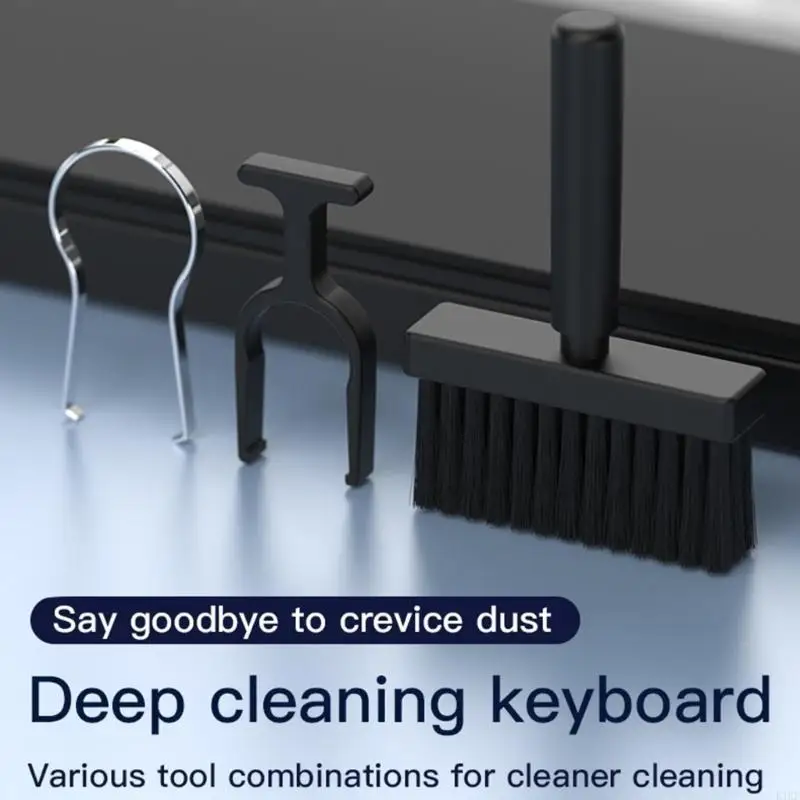 Descanso muñeca teclados con 22 en 1 herramienta limpieza Springy Sponge Support para trabajo K1KF