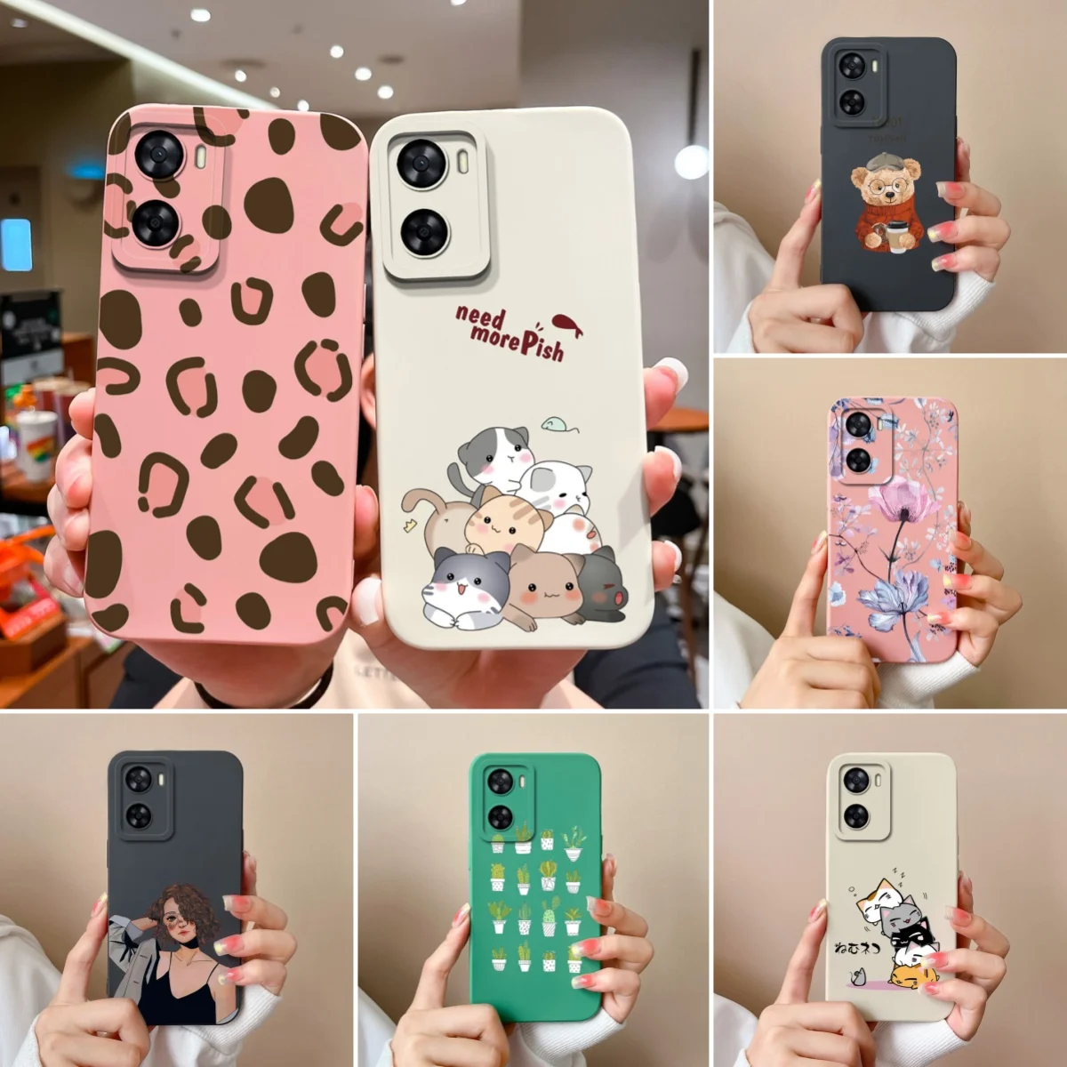 Funda para OnePlus Nord N20 SE N300, funda trasera de dibujos animados para 1 + Nord N20SE N 300, fundas de teléfono, funda de parachoques de silicona líquida suave