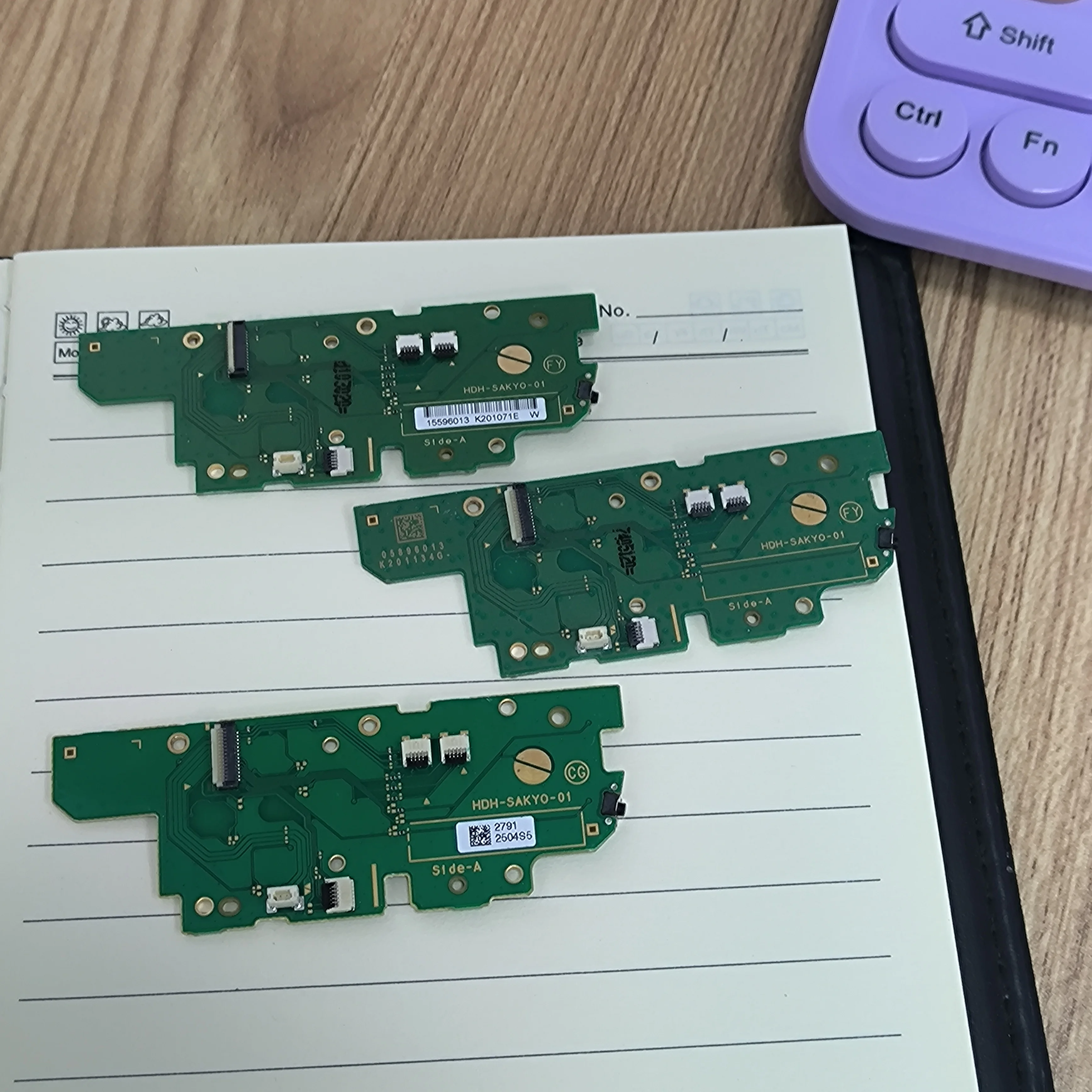 Placa de interruptor de encendido con llave de botones ABXY originales para consola NS Lite verde