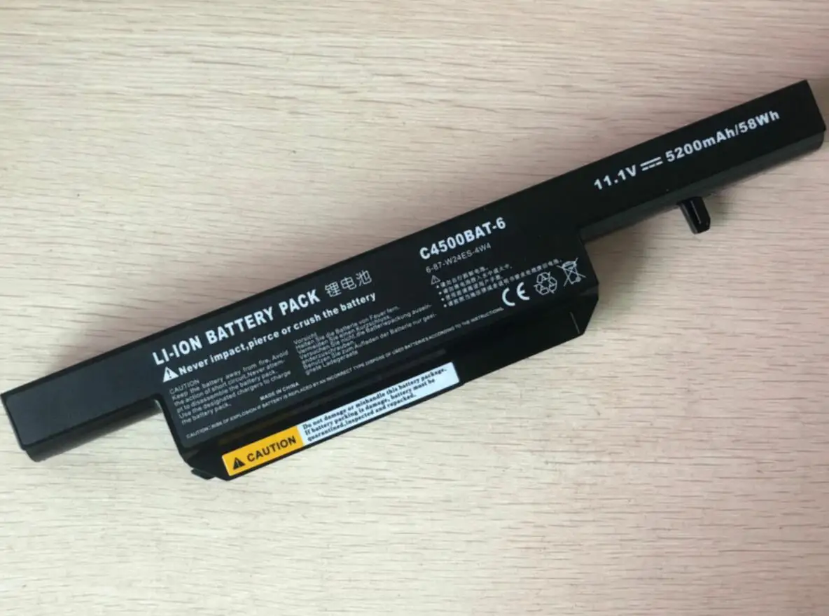 Batería del ordenador portátil para Clevo C4500BAT-6 C4500BAT 6 C4500BAT6 B4100M B4105 B5100M B5130M B7110 C4100 C4500 C4500Q C5100Q C5500Q - imagen 3