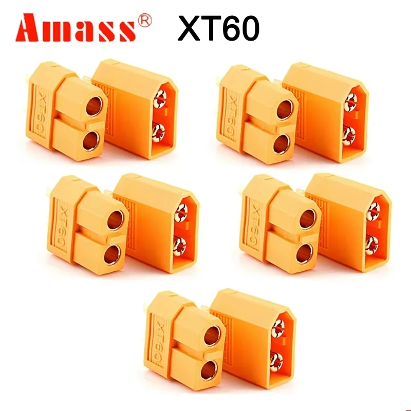 5 pares Amass XT90S XT90 XT60 XT60H XT30 MR30 MR60 MT30 MT60 XT60I XT60W XT60PW XT30PW enchufe tipo T XT150 AS150 EC5 - imagen 4