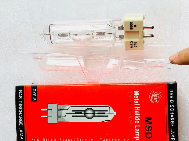 1 ud./lote MSD250/2 30H Gy9.5 lámpara clásica MSD MSR 575 bombilla de luz de escenario de hechicero MSD575w lámpara de descarga de Gas burbuja de un solo extremo - imagen 5
