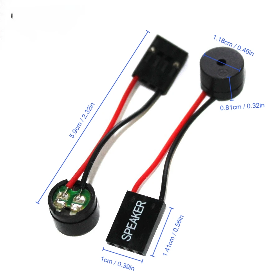 Kit de Mini altavoz con enchufe de 10-20 piezas, placa base de ordenador BIOS interna, Mini caja integrada, tablero zumbador, alarma de pitido para PC, electrónica - imagen 2
